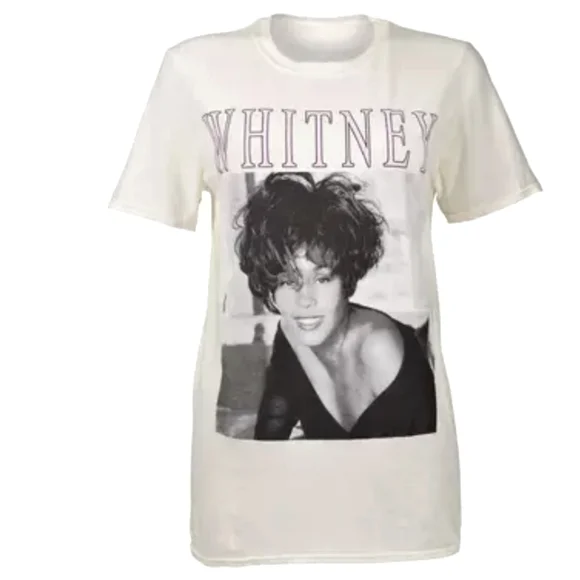NWOT Unisex Whitney Houston T-shirt - Picture 1 of 2